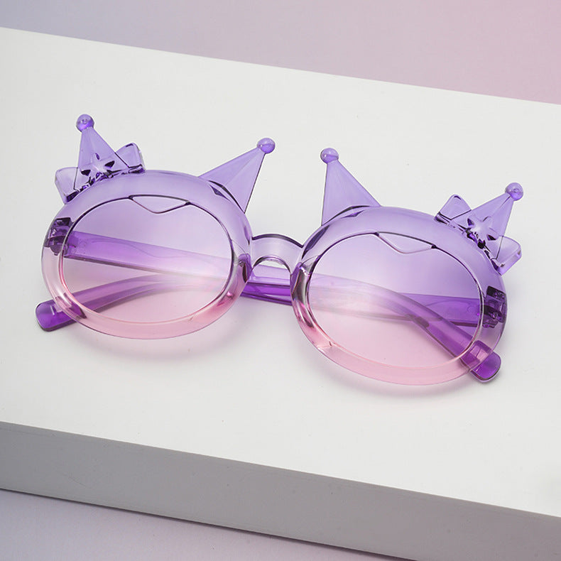 Wholesale Children's Cute Super Cute Sunscreen Bow Sunglasses
